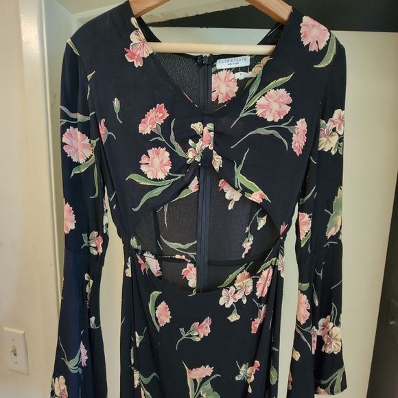 Flynn Skye Moscow Floral Open Front Mini Dress - Picture 9 of 9